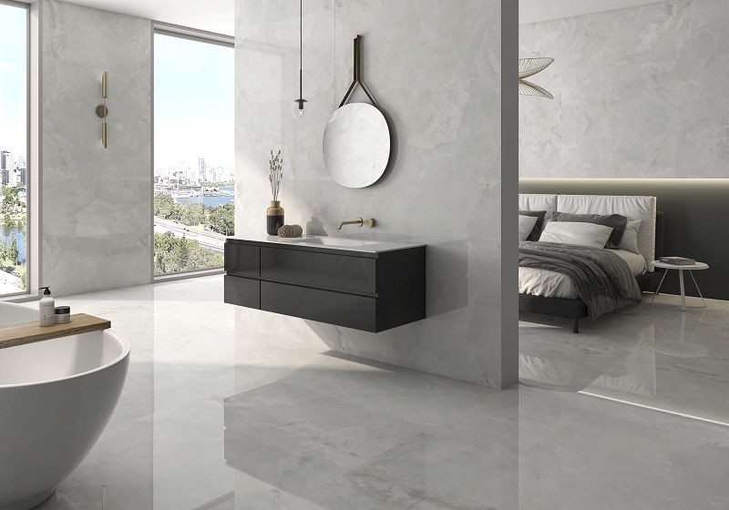 ITT Onix Pearl Polished Rect. 120x120 płytka gresowa imitująca onyks 105778