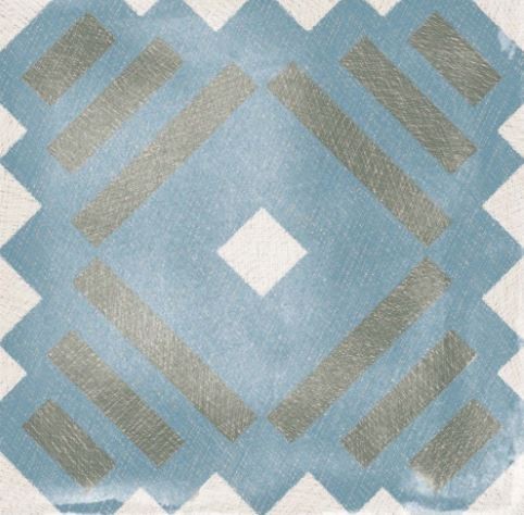 Płytka podłogowa ścienna szalon przetarty zielony niebieski beż patchwork ABK Play Labyrinth Mix Multicolor 20x20 86821