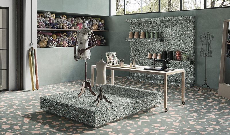 Emil Ceramica Medley Classic Green 90x90 EH8E płytka gresowa lastryko 125794
