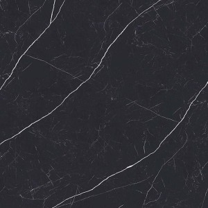 Casalgrande Padana Marmoker Starry Night: 60x60 geschliffene Feinsteinzeugfliesen, schwarzer Marmor-Look