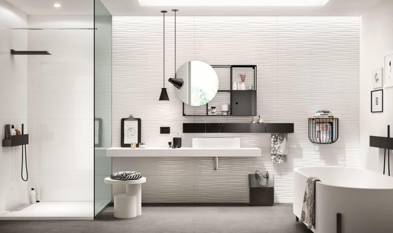 Płytki ścienne ecru Marazzi Essenziale Satinato MMFL 40x120 15849