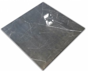 Cerim Antique Pantheon Marmorfliesen 80x80: Gres, Braun-Grau mit weißen Adern