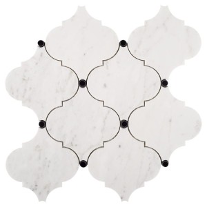 Dunin Herrenhaus Carrara Weiß 30x25 Steinmosaik