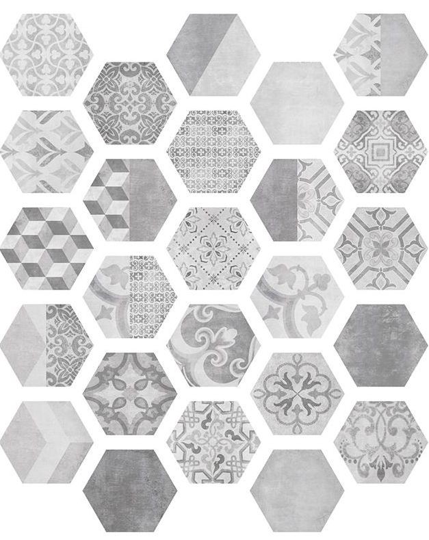 ITT Nuuk 23x27 płytka heksagonalna patchwork 135216