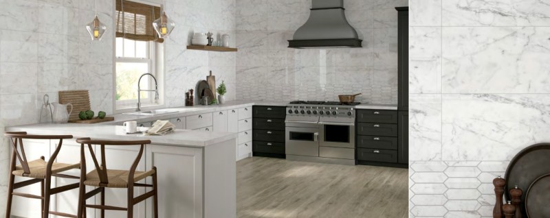 Płytki marmuropodobne białe APE Vita Polished Rect. 30x60 dms 40217