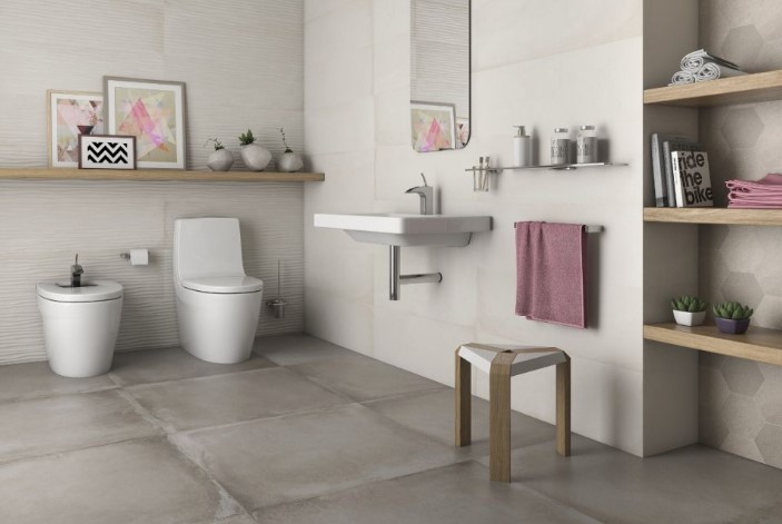 Płytki łazienkowe białe Roca Chelsea Blanco 30X90,2 63898