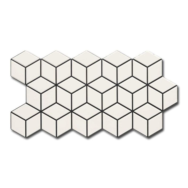 Realonda Rhombus Snow 26,5x51 płytka gresowa 150148