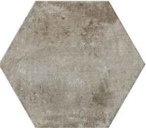 Fioranese Heritage Exagona Grey HE203EX: Graue, hexagonale, antike Feinsteinzeugfliesen 34,5 x 40 cm