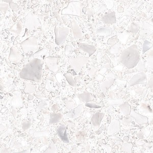 Casalgrande Padana Macro Bianco Lucido 60x60: Hochglanz-Feinsteinzeug Fliesen, Terrazzo-Optik