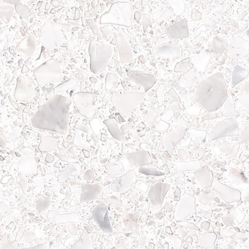 Casalgrande Padana Macro Bianco Lucido 60x60 płytki gresowe imitujące lastryko 118339