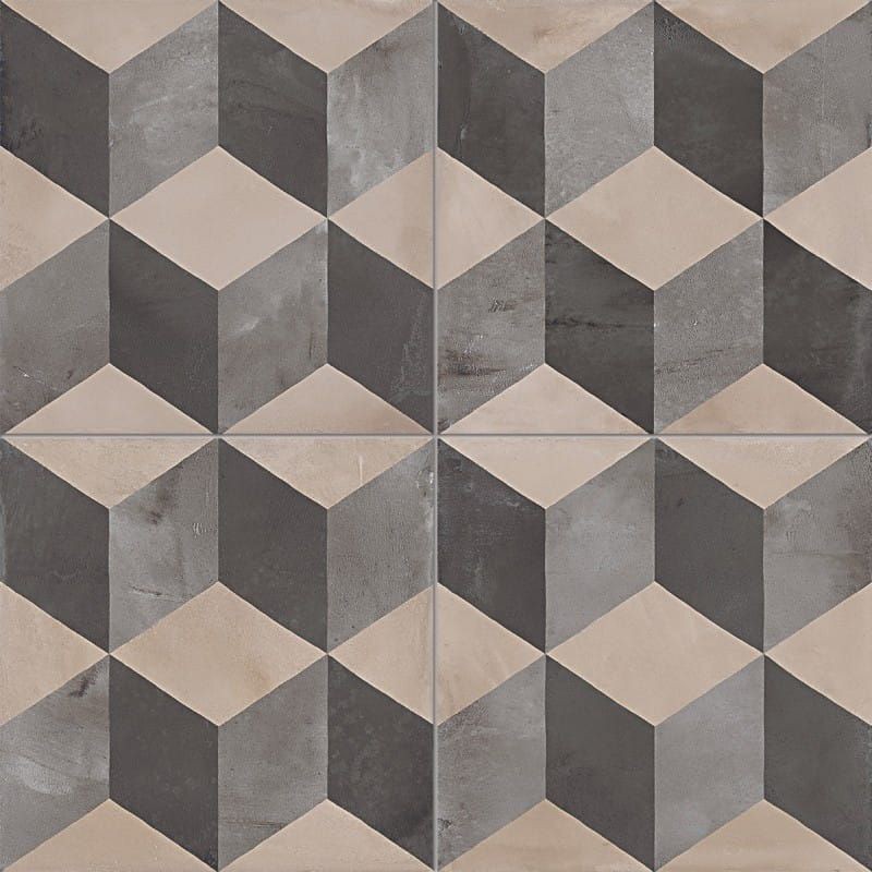Marca Corona Terra Cubo Versione F 20x20 0370 płytki gresowe patchworkowe 144476