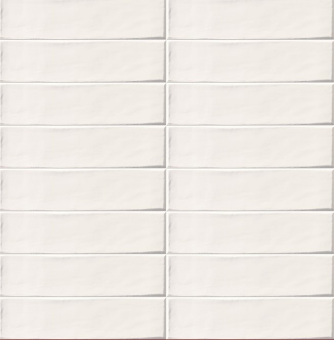 Cegiełki rustykalne białe długie wąskie Mainzu Settecento Rustic Blanco Mate 7,5X30 48501