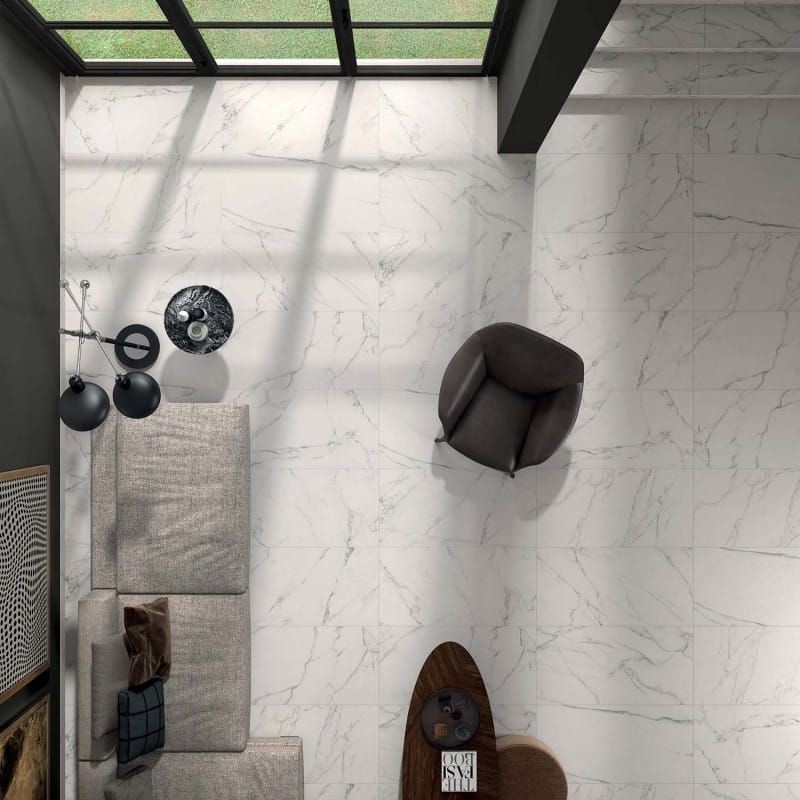 ABK Sensi Statuario White Sable 60x120 płytki gresowe imitujące marmur 107923