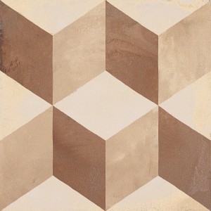 Marca Corona Terra Cubo Version C 20x20 0369 Patchwork Fliesen