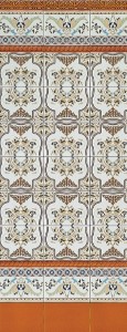 Mainzu Zócalo Coimbra & Evora Marrón Patchworkfliesen 15x20