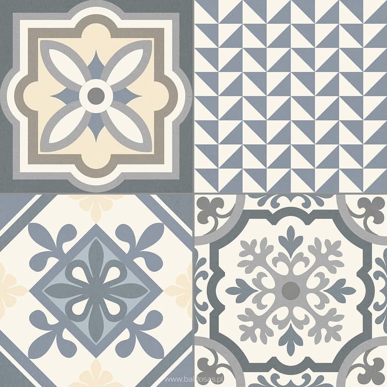 Gayafores Heritage Grey 33,15x33,15 płytki podłogowe patchwork 131834