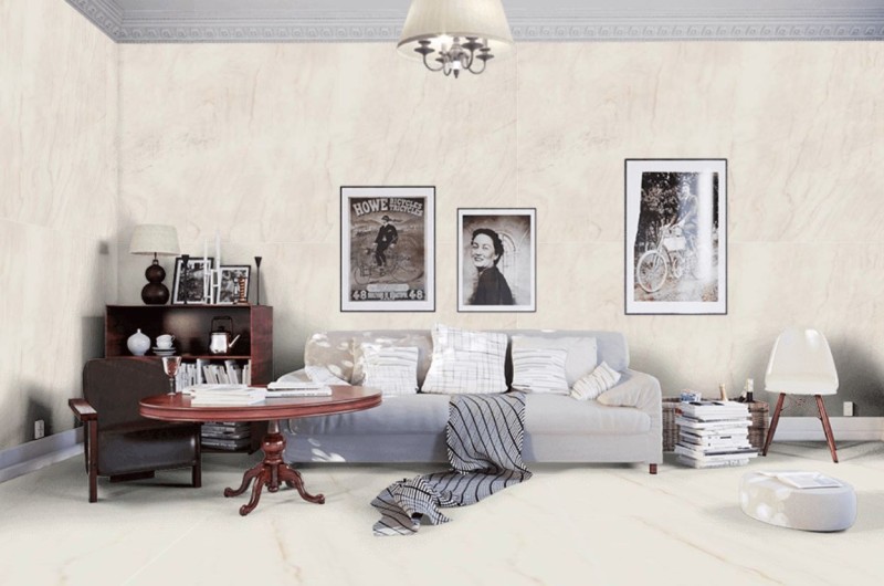 Płytki imitujące marmur ekri Marazzi Marble Look Raffaello Matt 120x120 36850