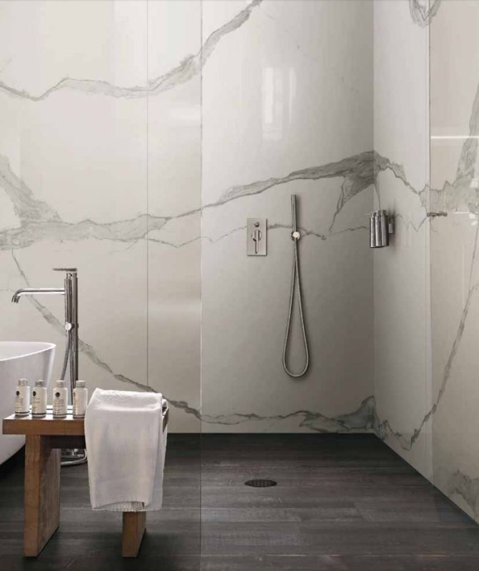 Płytki biały marmur Florim Rex Classici di Rex Statuario A+B+C Chain Gloss 360x240 96764