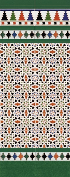 Płytki patchworkowe Mainzu Arabesco Zócalo Granada, Córdoba 14x28 63076