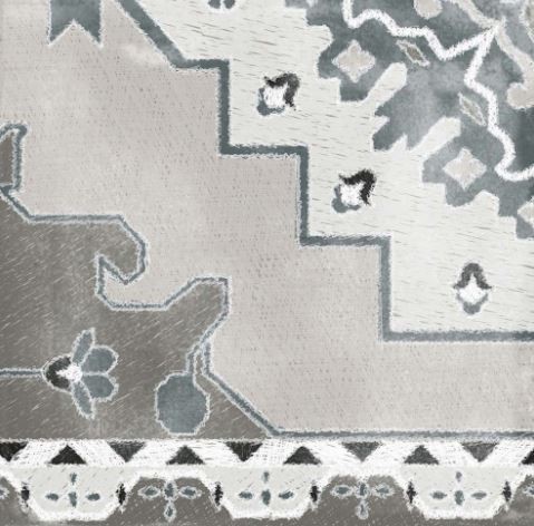 Płytka podłogowa ścienna salon przetarty szary biały patchwork ABK Play Capret Mix Grey 20x20 86788