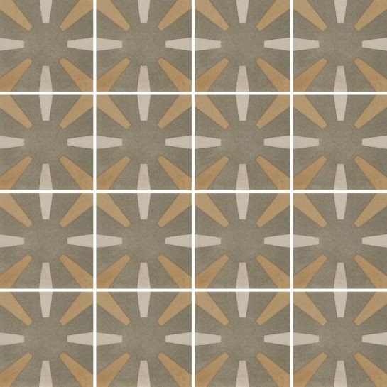 Płytki patchworkowe beż brąz Fioranese Cementine Boho 6 20x20 bn 33349