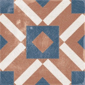 ABK Play Labyrinth Cotto 20x20: Beige-Blaue Wand- und Bodenfliesen, Hersteller ABK