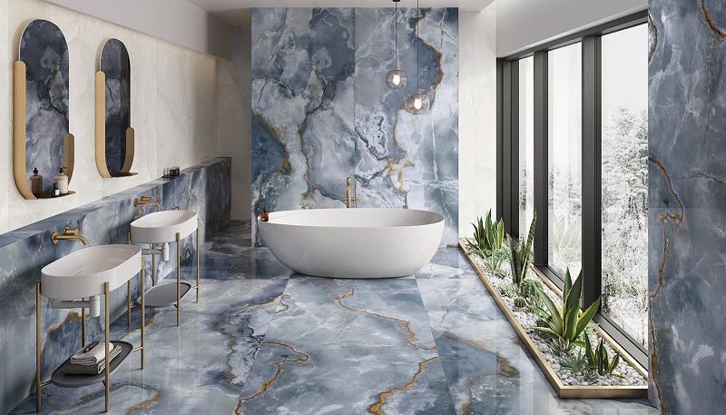 Emil Ceramica Tele di Marmo Onyx Blue Full Lappato 30x60 EKTX płytki onyks gresowe 126258