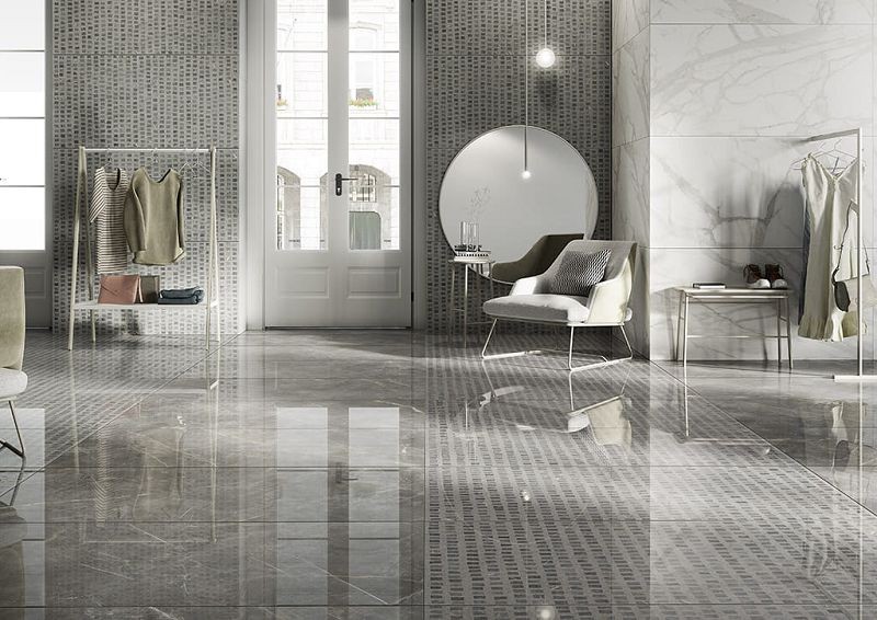 Fioranese Marmorea Grigio Imperiale Effect Polished 74x74 MM753LR płytki marmurowe gresowe 130545
