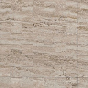 Marazzi Allmarble Travertino Mosaik 3D 30x30: Travertin-Optik Fliesen