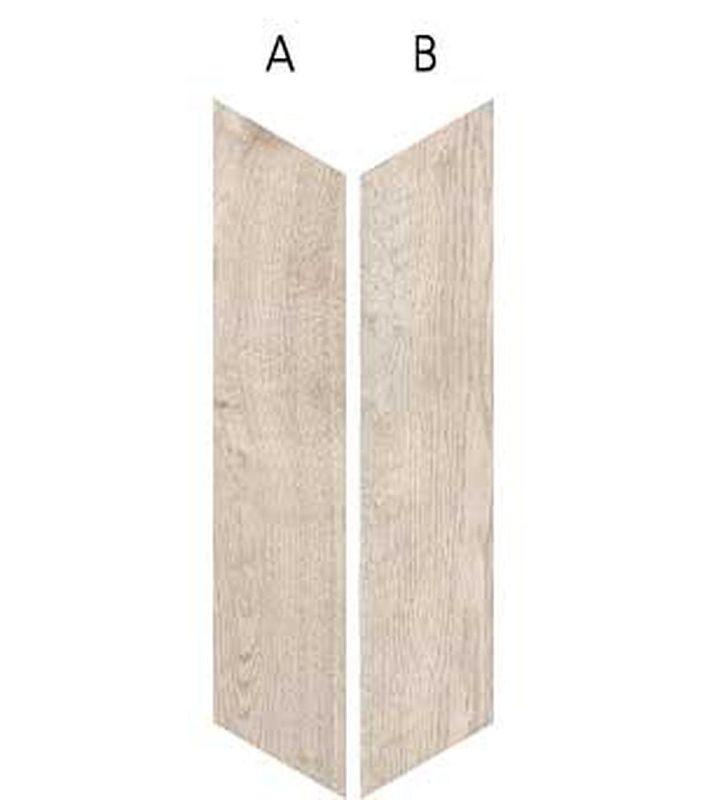 WOW Chevron B Wood Light 9,8x52,2 płytka drewnopodobna 155675