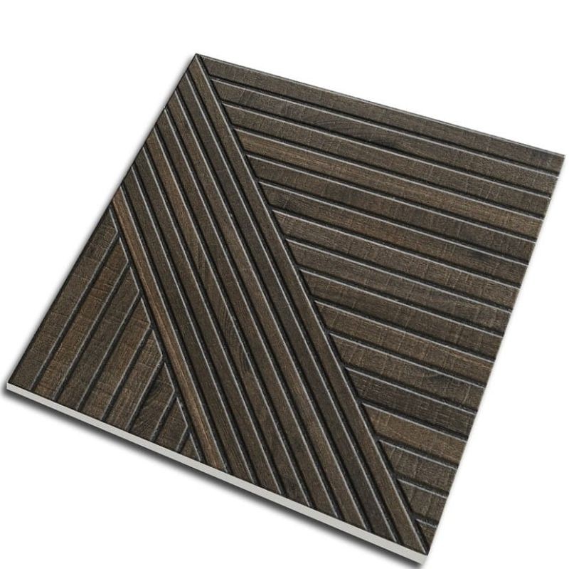 Realonda Tangram Wood Walnut 44x44 płytki drewnopodobne gresowe 150184