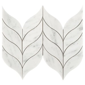 Dunin Herrenhaus Carrara Weiß Calamus 29,5x20 Steinmosaik