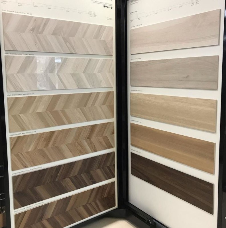 Płytka beżowa francuska jodełka Piemme Fleur De Bois Chevron Glace Naturale 60x120 79218