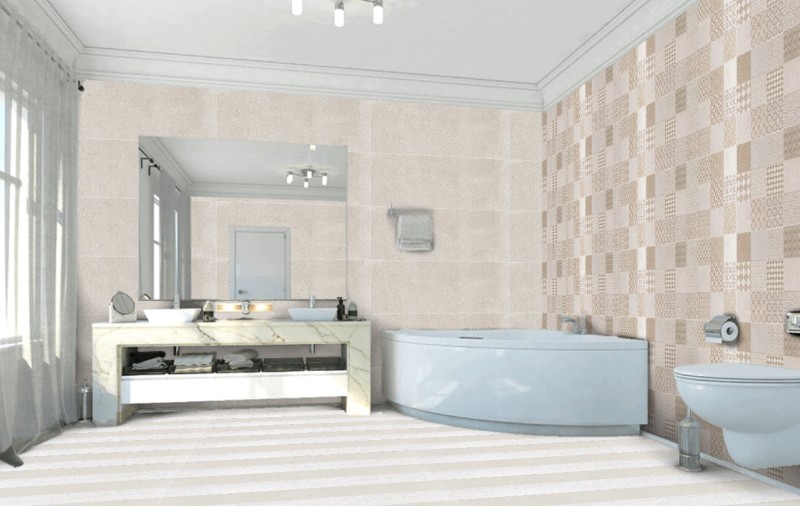 Płytki gresowe podłogowe beton beżowe Porcelanosa Bottega Caliza P1857071 59.6X59.6 15015