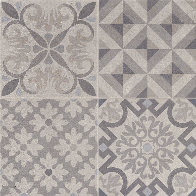 Realonda Skyros Deco Gris 44x44 płytka gresowa 156635
