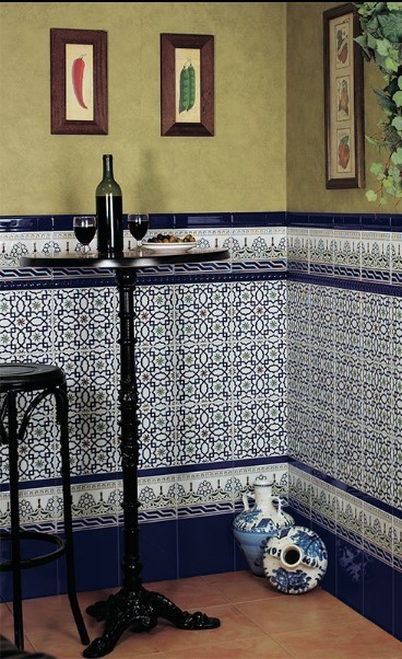 Cokoły ścienne granatowe Mainzu Zócalo M-22 Moldura Cobalto 5x20 63434