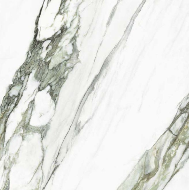 Italgraniti Charm Experience Calacatta Green Lapatto 80x80 płytki gresowe imitujące marmur 133850
