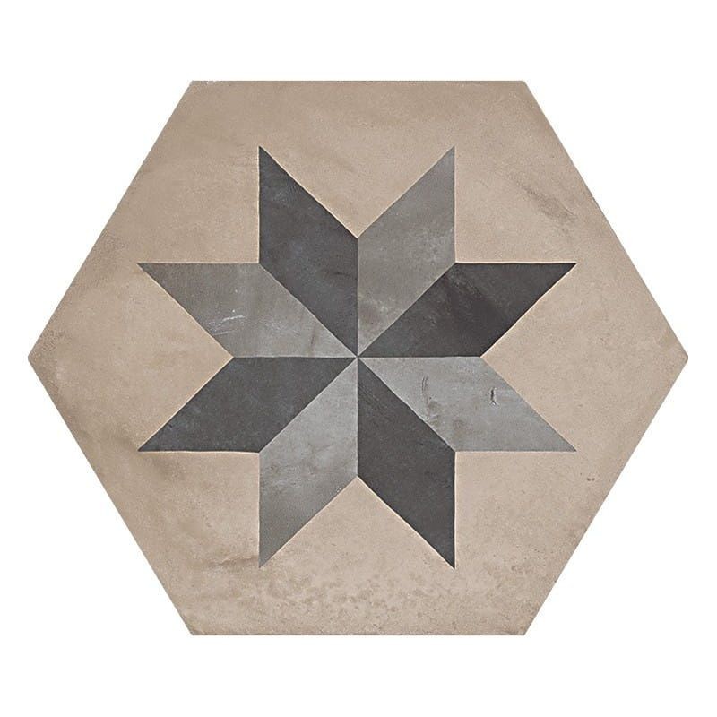 Marca Corona Terra Stella Esagona Versione F 25x21,6 0403 płytki heksagonalne 144605