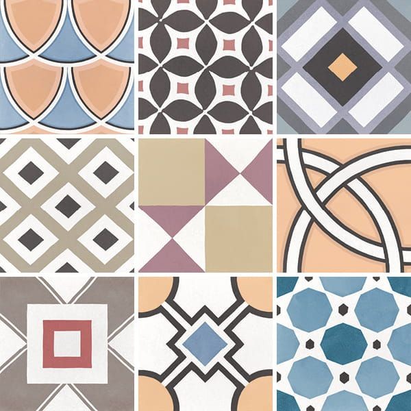 Equipe Caprice Deco Patchwork Colours 20x20 płytka gresowa 127009