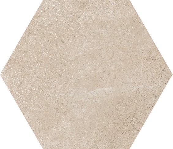 Płytki do przedpokoju heksagonalne beż Equipe Hexatile Cement Mink 17.5X20 12578
