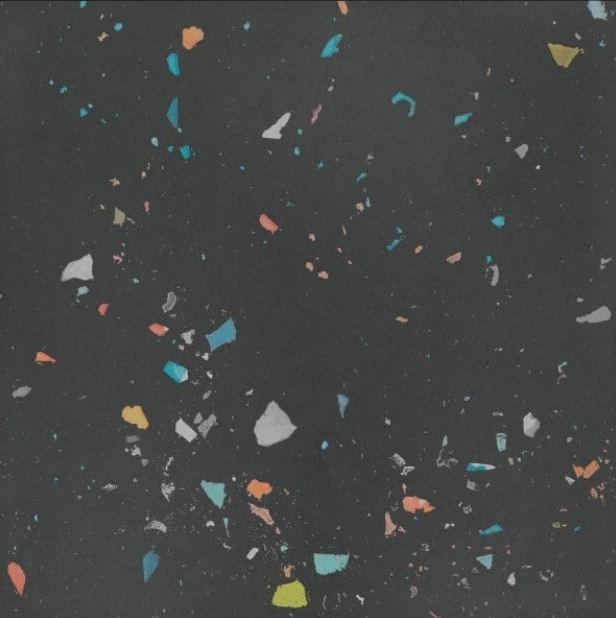 Płytki podłogowe antracyt lastryko beton Wow Graphite Color Drops 18.5x18.5 101293