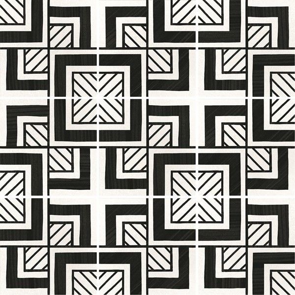Equipe Caprice Deco Metropolitan B&W 20x20 płytka gresowa 126988