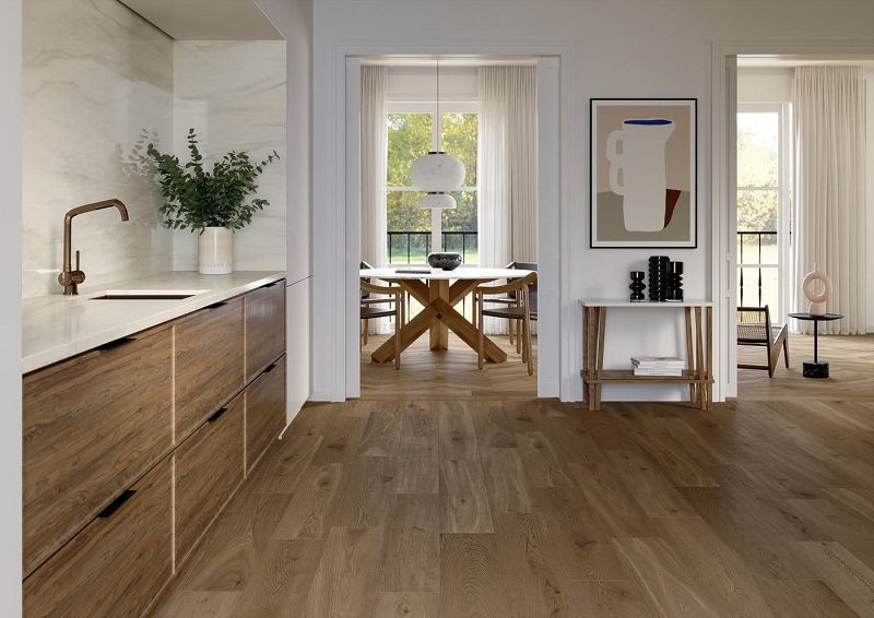 Marca Corona Elisir Royal Castano 20x120 I874 płytki drewnopodobne 143220