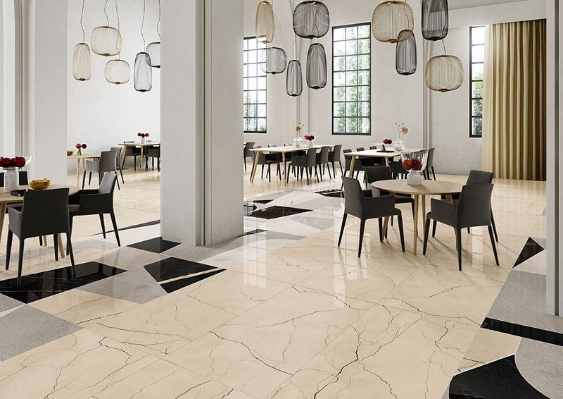 Fioranese Sound Of Marbles Beige Antico Matt 74x74 M4752R płytka imitująca marmur 131395