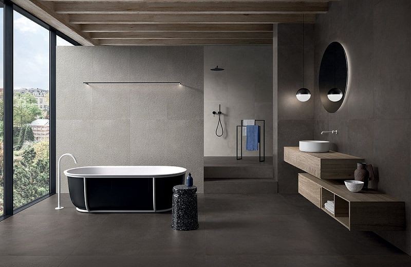 Marca Corona Phase Dark 30x60 F102 płytki gresowe betonowe 143910