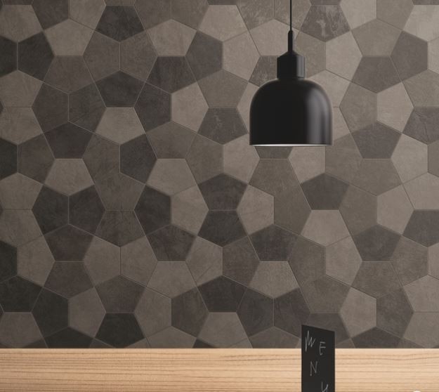 Mozaika imitująca beton architektoniczny Casalgrande Padana Resina Penta 31,6 × 63,2 40103