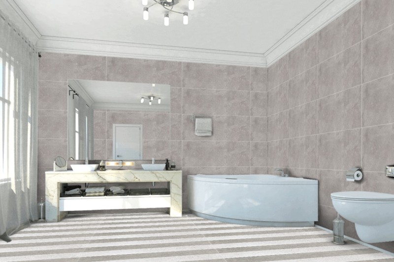Płytki ścienne beton szare Porcelanosa Bottega Acero P35800401 45x120 14992