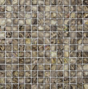Dell Arte Muschelmosaik Braun Perle 30,5x30,5