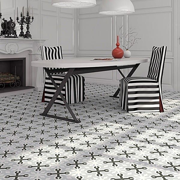 Vives Llagostera Gris 20x20 płytka podłogowa patchwork 153894