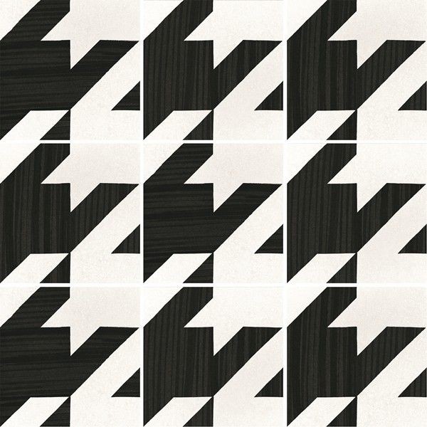Equipe Caprice Deco Tweed B&W 20x20 płytka gresowa 127032